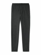 Zegna - Tapered Wool Trousers - Gray