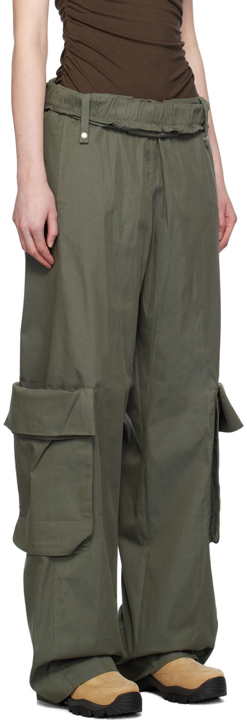 OPEN YY SSENSE Exclusive Khaki Cargo Pants OPEN YY