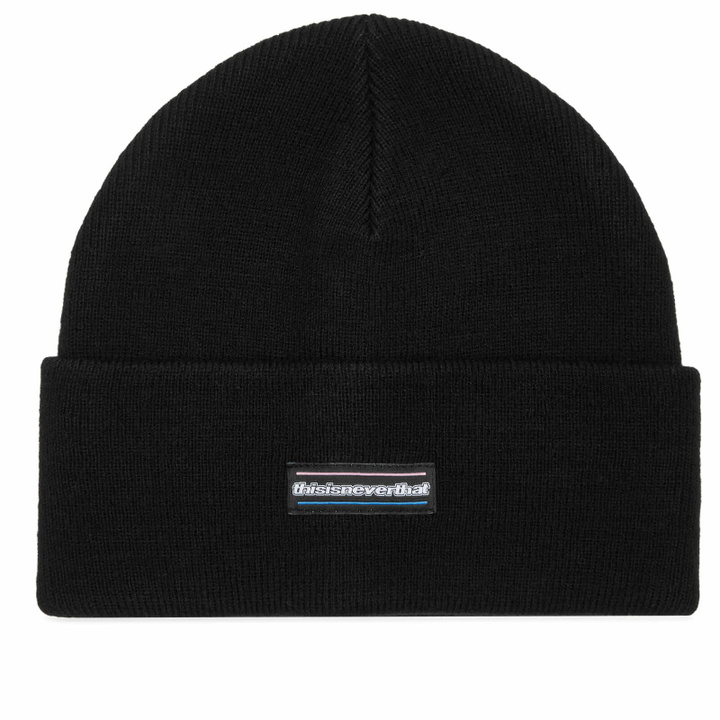 Photo: thisisneverthat Men's ESP Logo Beanie in Black 