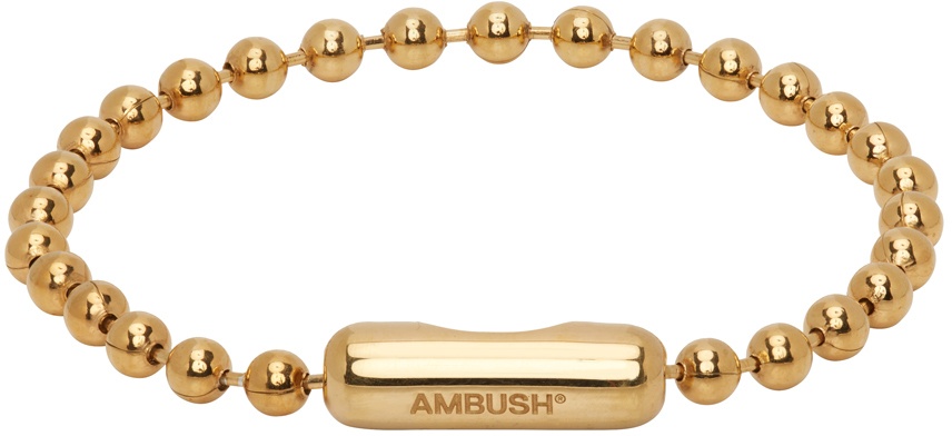 Photo: AMBUSH Gold Ball Chain Bracelet