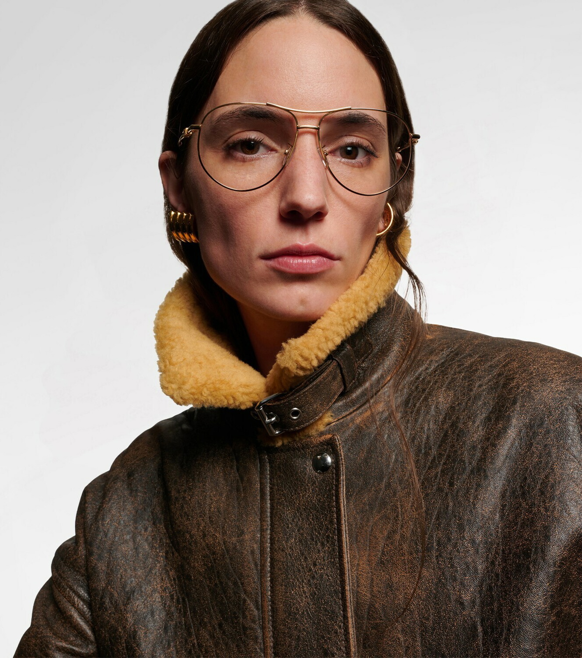 Fendi Fendigraphy aviator glasses
