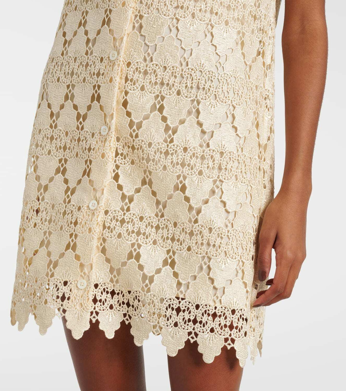 Frame The Deco lace minidress