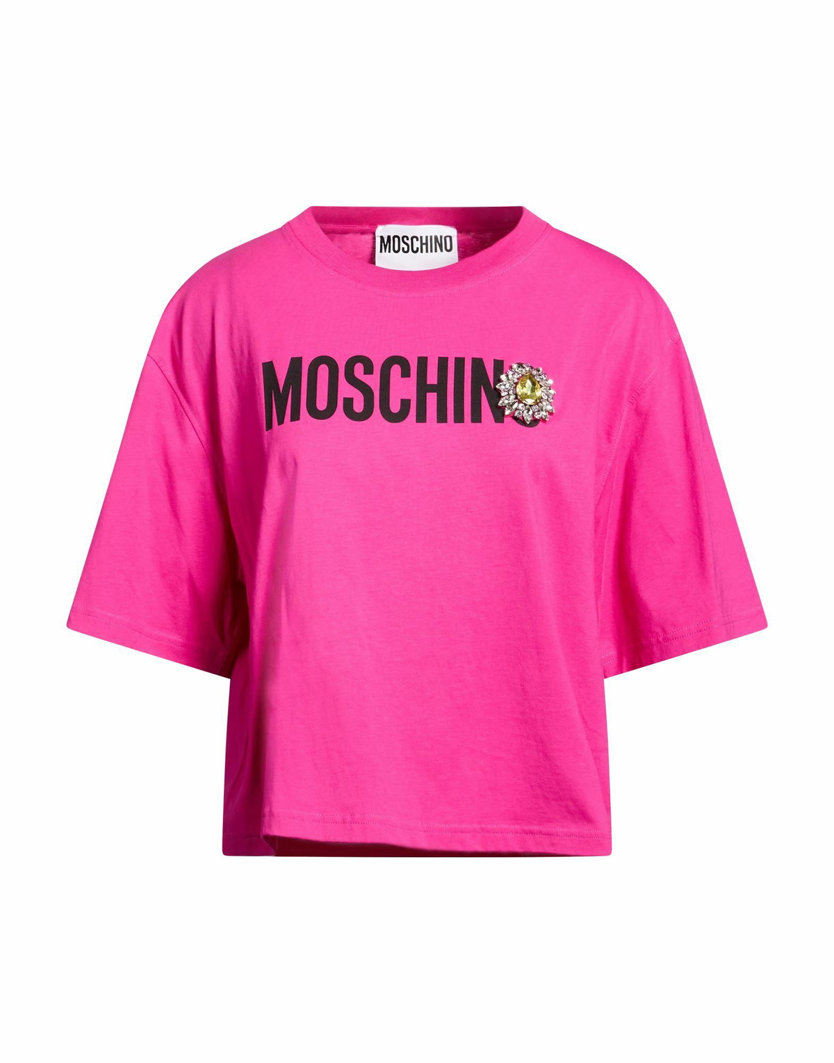 Moschino Womens T-shirt Fuchsia