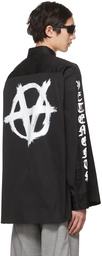 VETEMENTS Black Double Anarchy Shirt