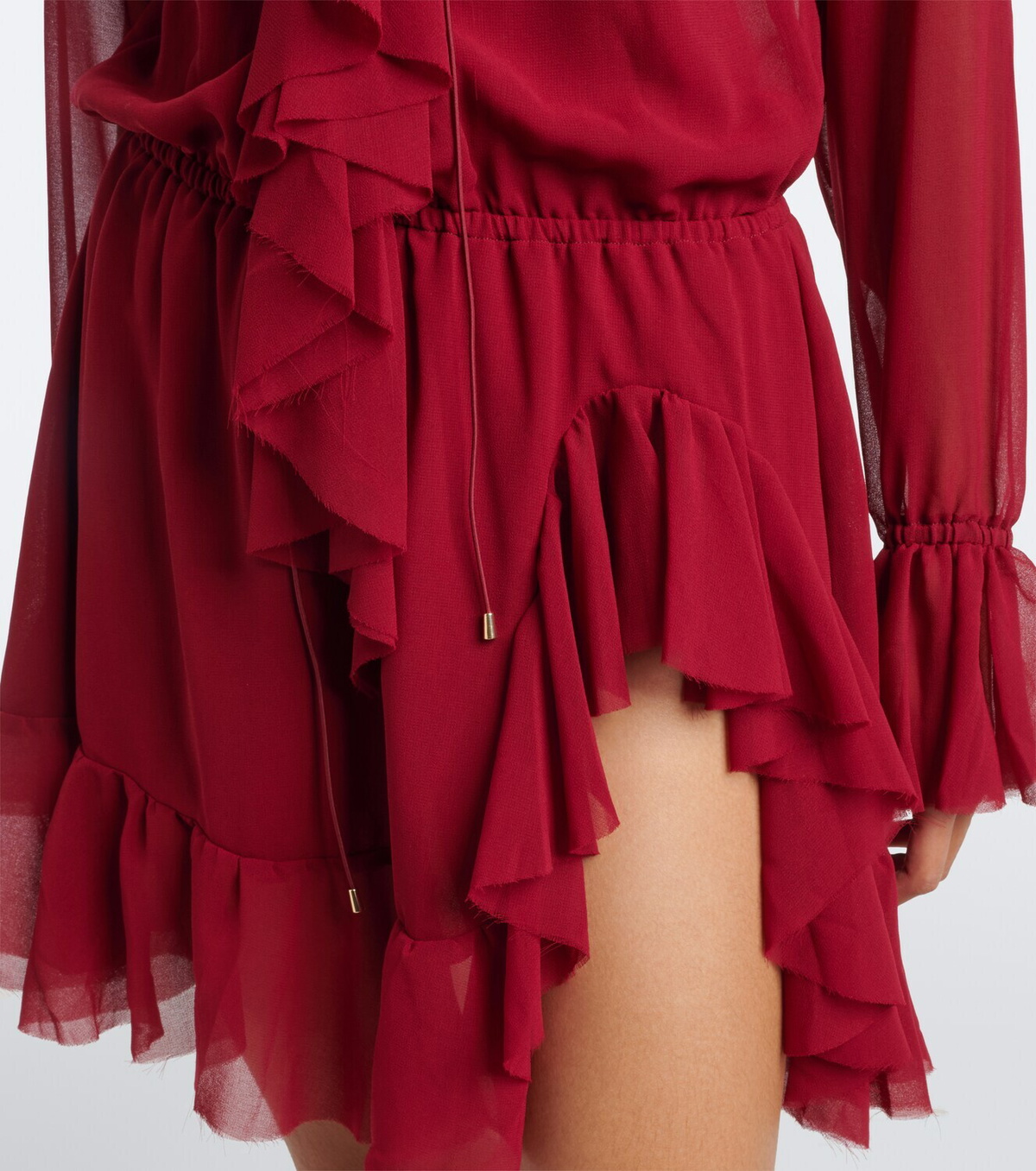 Bananhot Bellen ruffled minidress