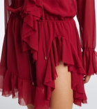 Bananhot Bellen ruffled minidress