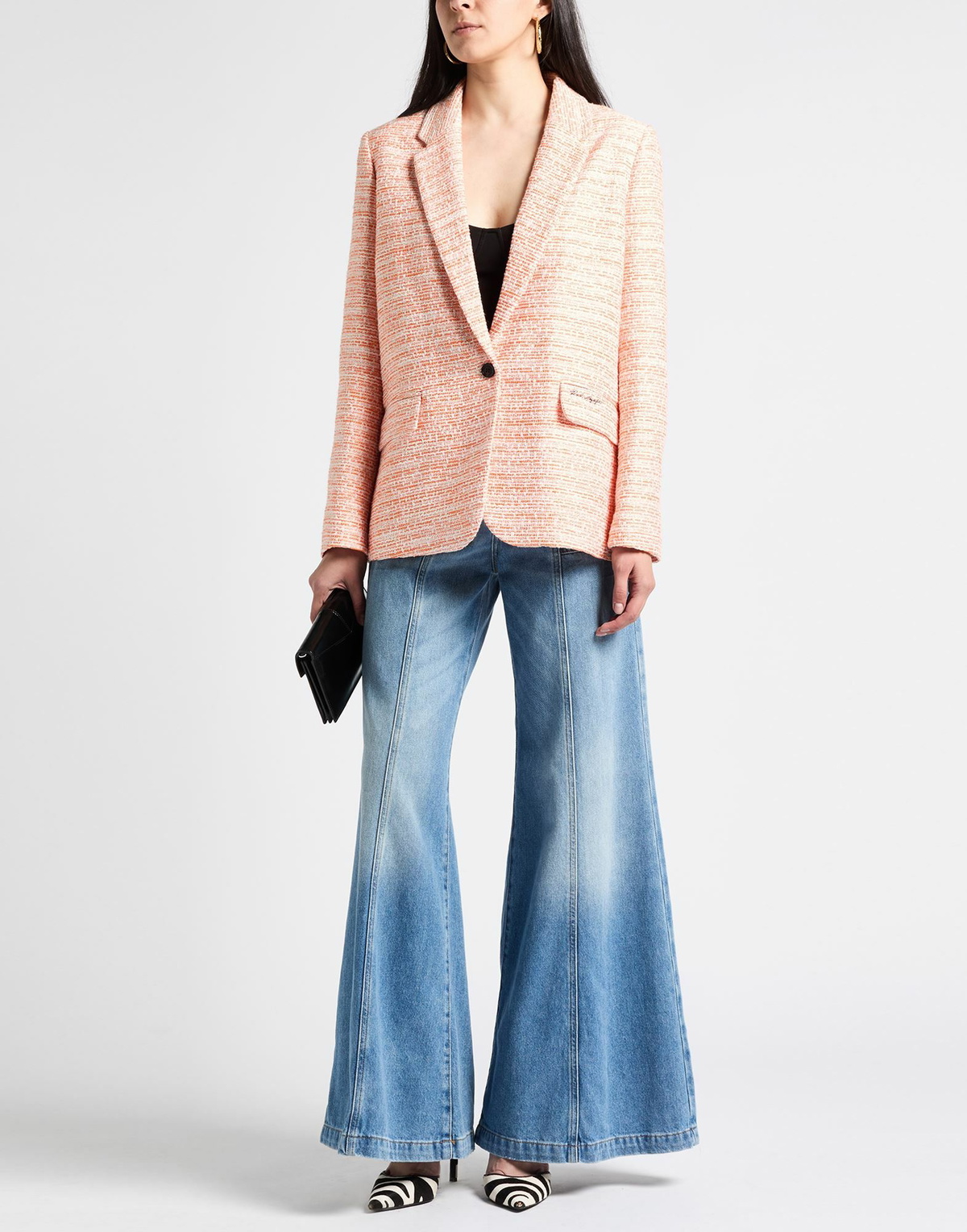 Karl Lagerfeld Womens Blazer in Orange
