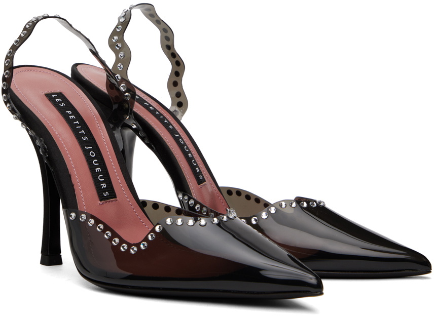 Les Petits Joueurs Black Jerry Waves Heels