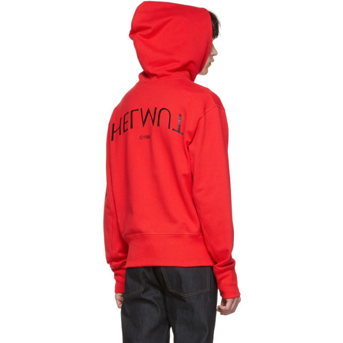 Helmut lang cheap logo hack hoodie