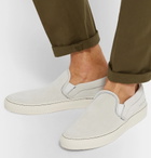 Common Projects - Suede Slip-On Sneakers - Men - White