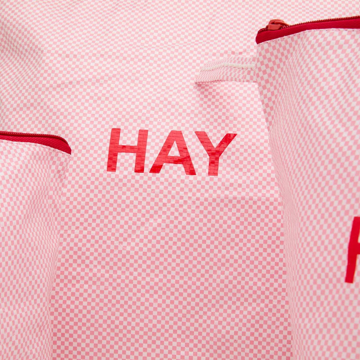 HAY Candy Mono Wash Bag - Wash Set of 3 in Light Pink 