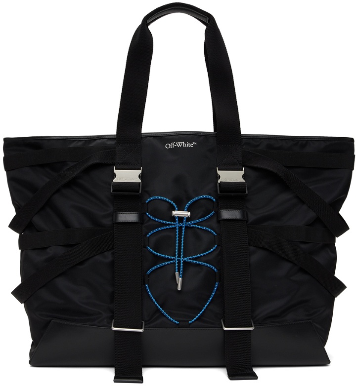 Photo: Off-White Black Courrier Oversized Tote