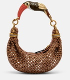 Chloé Bracelet Small woven leather shoulder bag