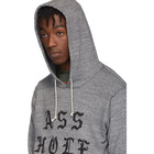 Wacko Maria Grey Ass Hole Hoodie