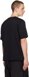 Palm Angels Black Embroidered T-Shirt