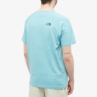 The North Face Men's Raglan Redbox T-Shirt in Reef Waters/Summit Navy