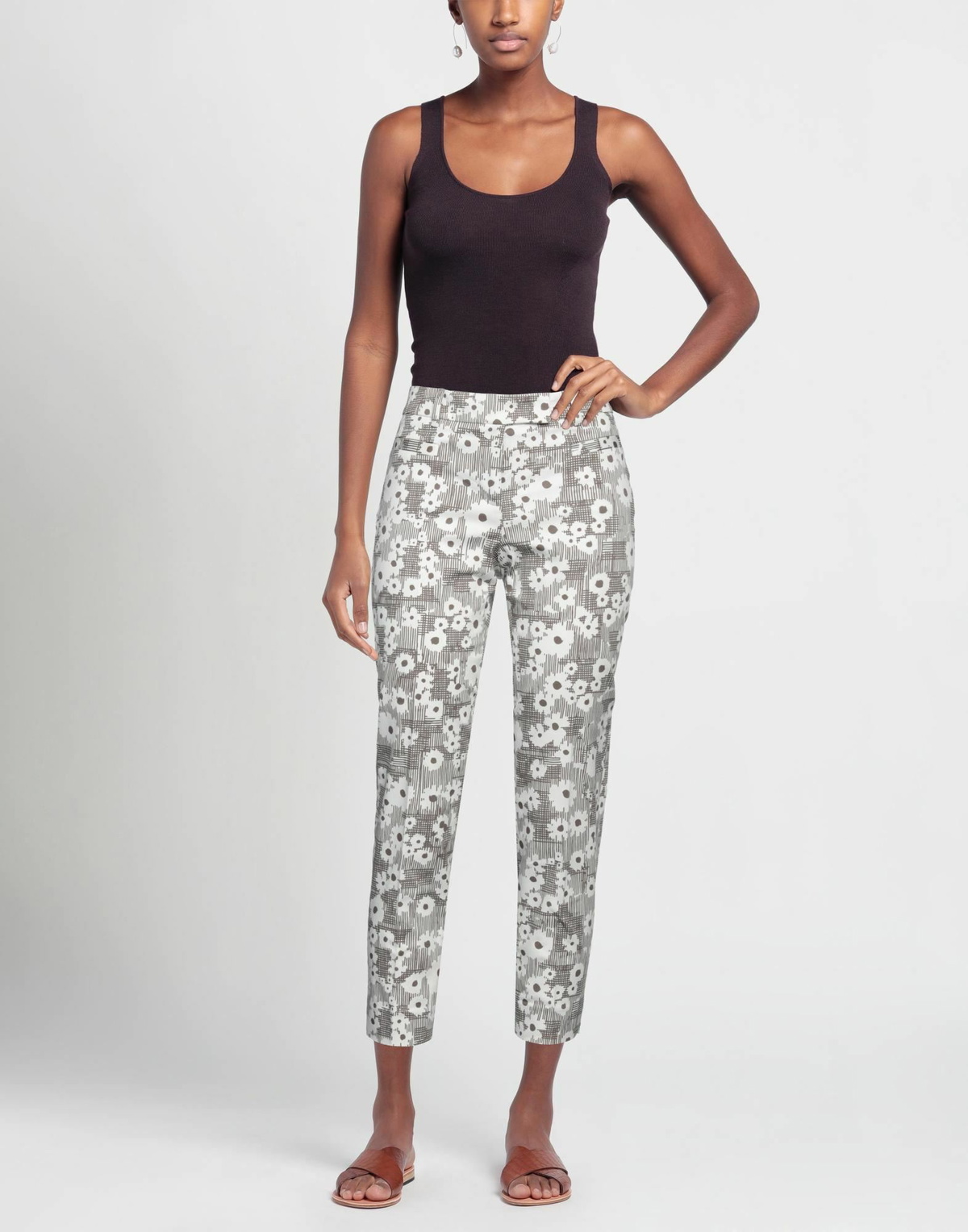 Peserico Womens Pants Dark in Brown