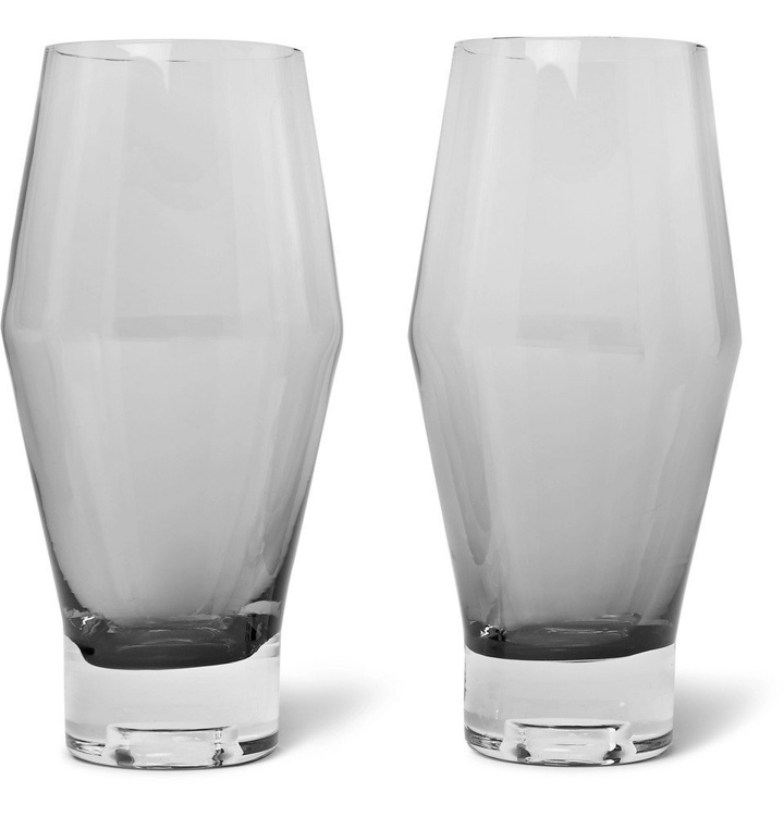 Photo: Tom Dixon - Tank Set of Two Dégradé Beer Glasses - Men - Black