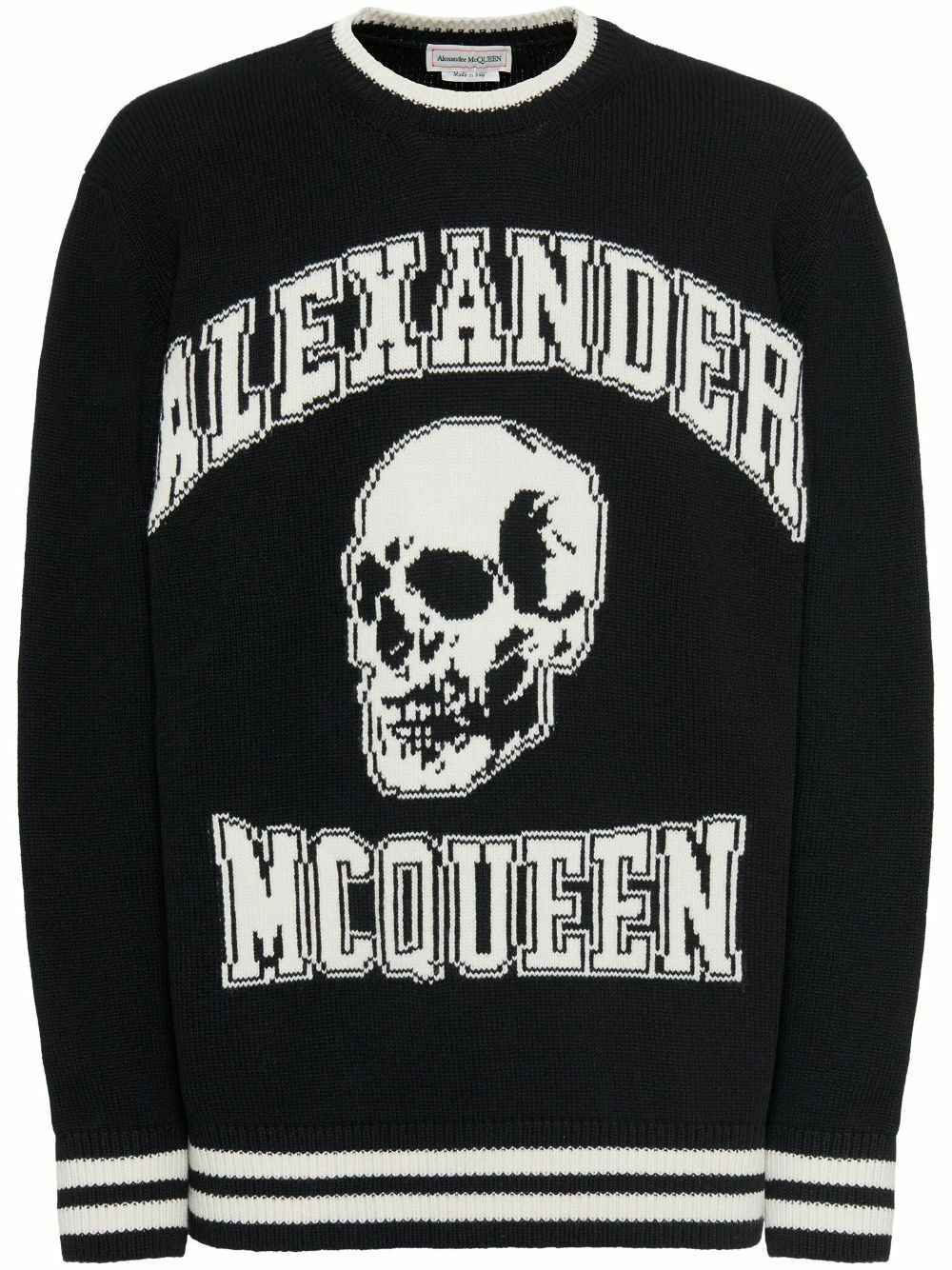 ALEXANDER MCQUEEN - Logo Organic Cotton Sweatshirt Alexander McQueen