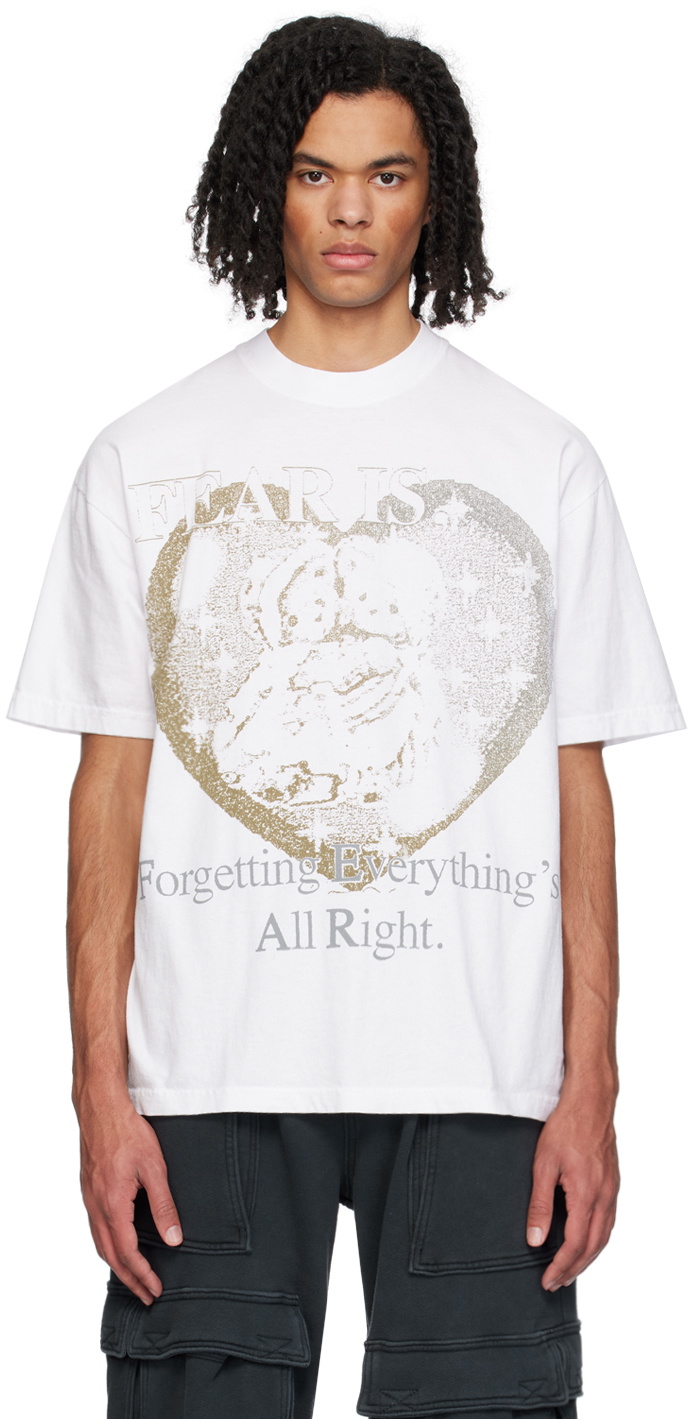Online Ceramics White F.E.A.R. T-Shirt
