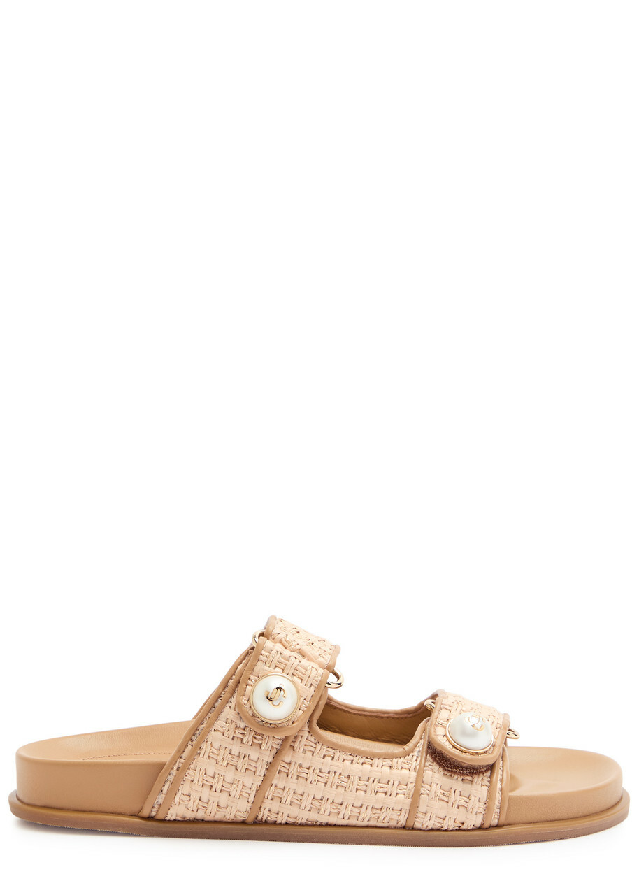 Jimmy Choo Silver-Tone Etana 80 Leather Sandals Jimmy Choo