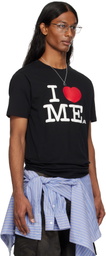 Ashley Williams SSENSE Exclusive Black 'I Heart Me' Danny T-shirt