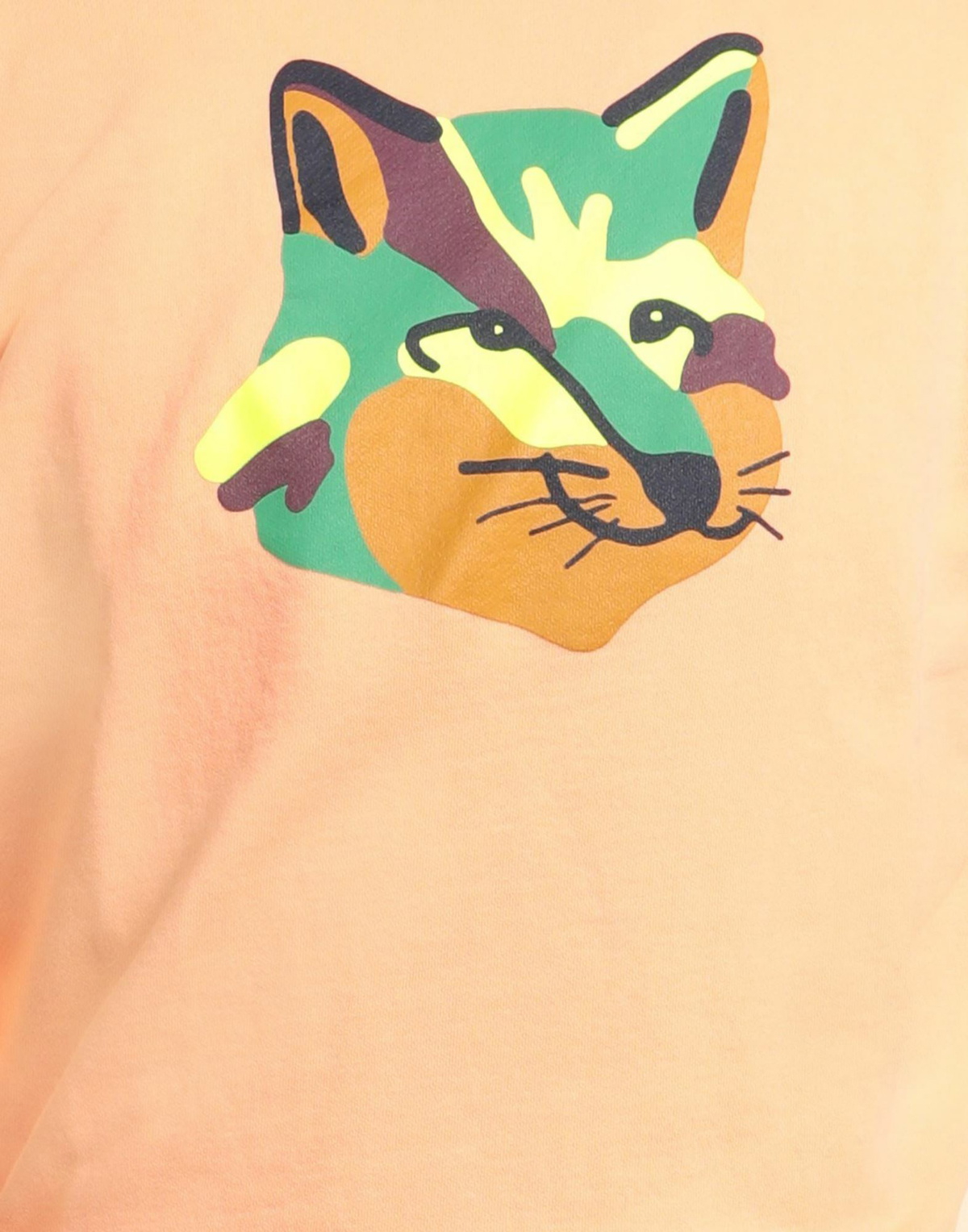Maison Kitsuné Mens Sweatshirt in Salmon pink