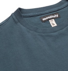 Monitaly - Cotton-Jersey T-Shirt - Blue