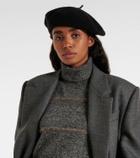 Brunello Cucinelli Monili Beads wool beret