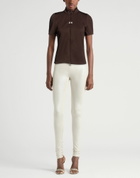 Courrèges Womens Sweatshirt in Dark brown