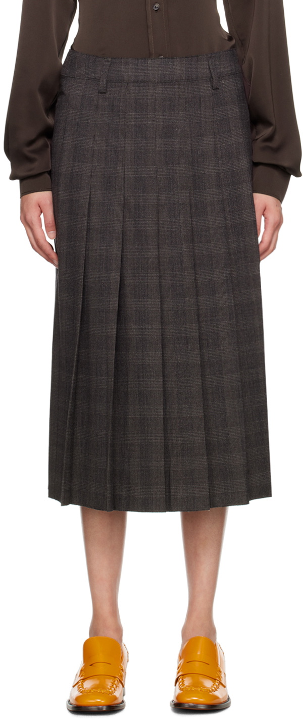 16Arlington Brown Nimue Midi Skirt