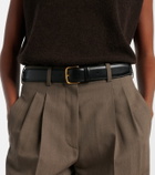 The Row Maxi Classic leather belt