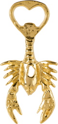 Alighieri SSENSE Exclusive Gold 'A Life Aquatic' Bottle Opener