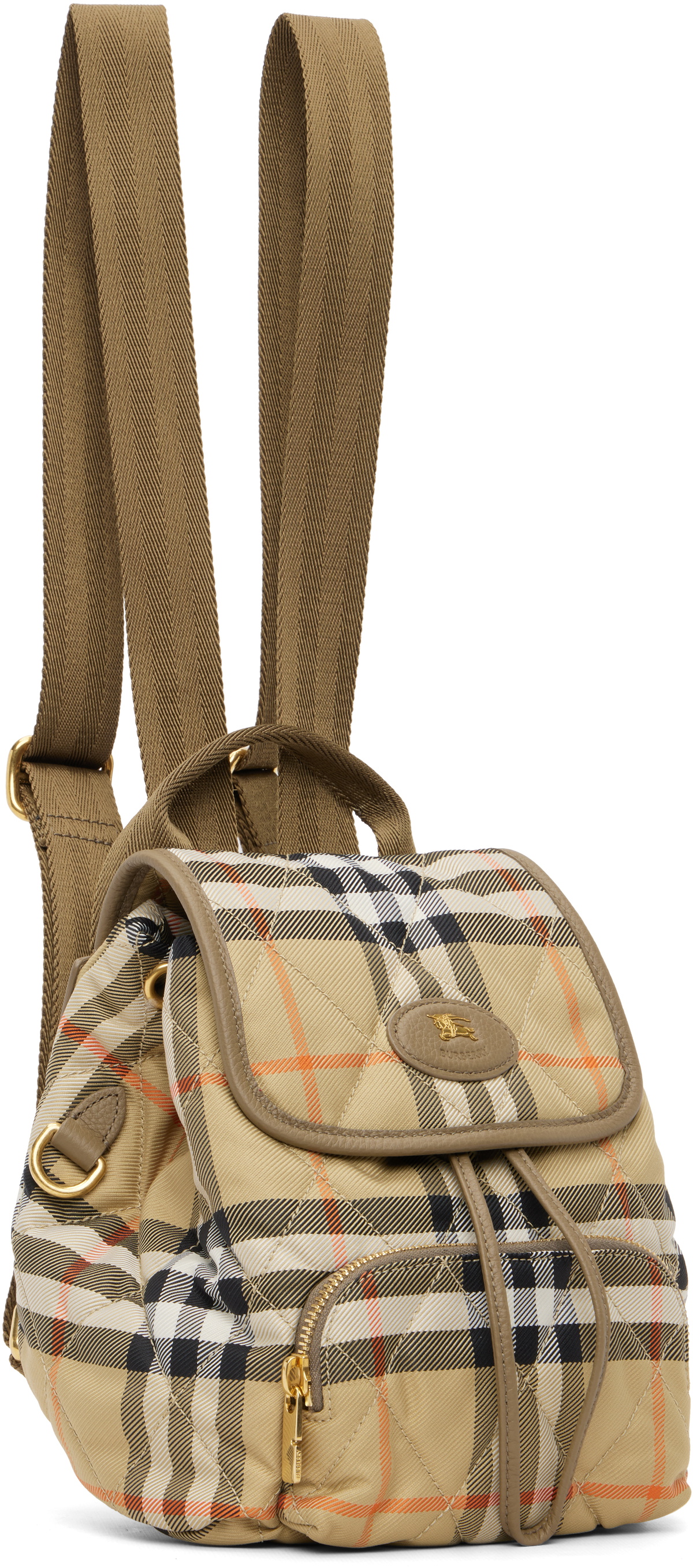 Burberry Beige Mini Horseshoe Backpack
