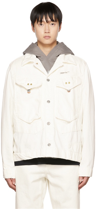 Photo: Objects IV Life White Paneled Denim Jacket