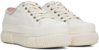 both Off-White Classic Platform Low Sneakers