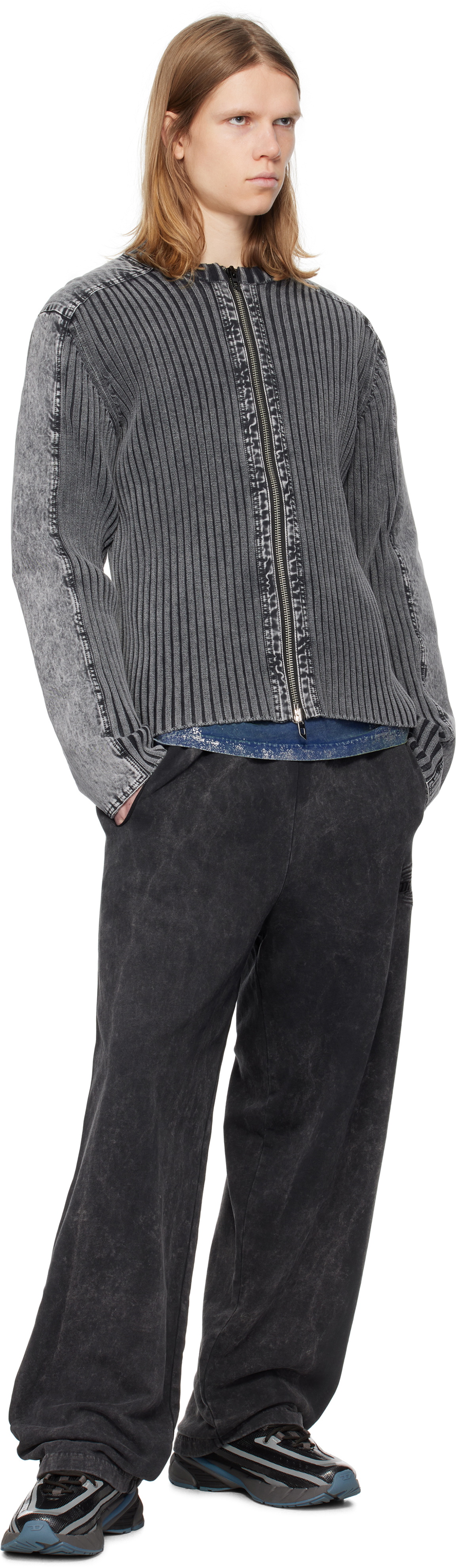 【関税込み】Diesel グレー K-Matty ジャケット Diesel Gray K-Matty Jacket Diesel