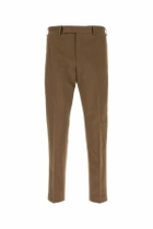 PT Torino Brown Stretch Cotton Pant