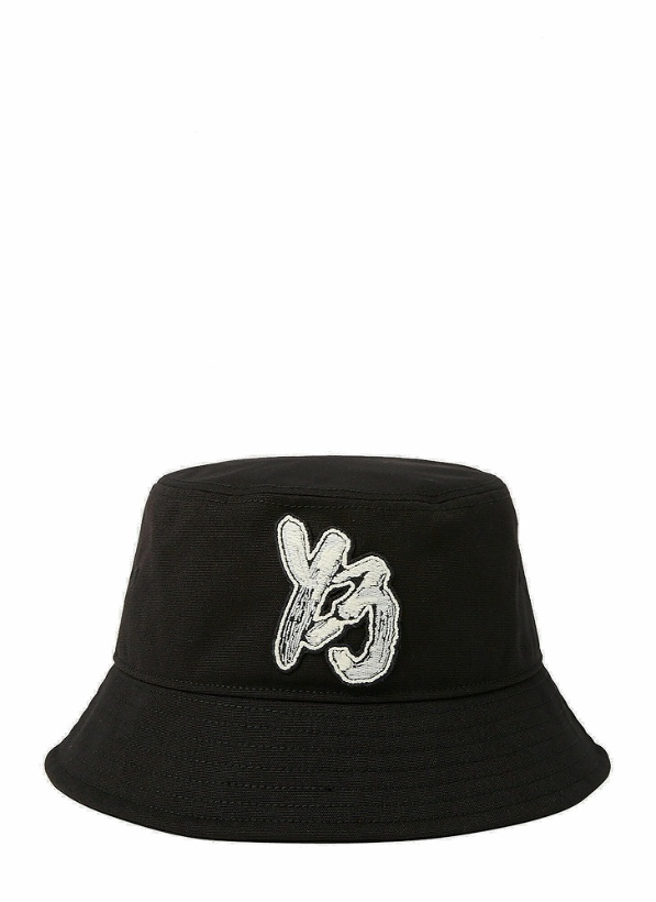 Photo: Y-3 - Logo Patch Bucket Hat in Black