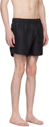 Off-White Black Diag Outline Swim Shorts