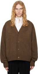 RAINMAKER KYOTO Brown Oneside Raglan Sleeve Cardigan
