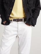 George Cleverley - 3cm Suede Belt - Brown