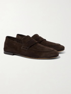 OFFICINE CREATIVE - Airto Suede Loafers - Brown