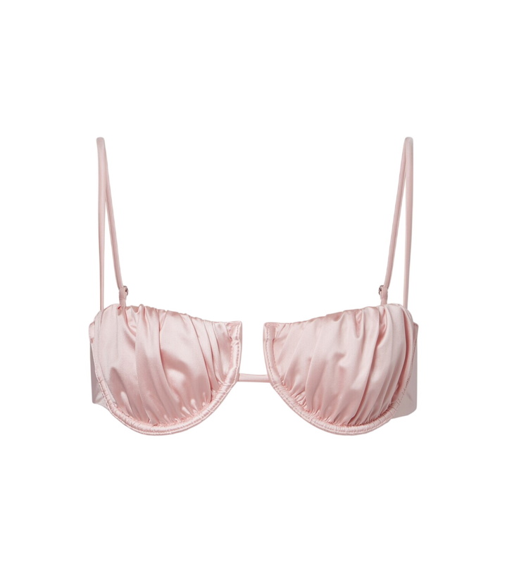 Photo: Montce Petal ruched bikini top