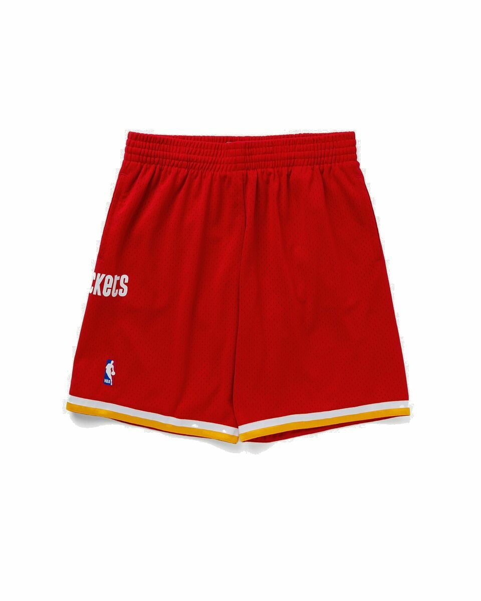 Photo: Mitchell & Ness Nba Swingman Shorts Houston Rockets Road 1993 94 Red - Mens - Sport & Team Shorts