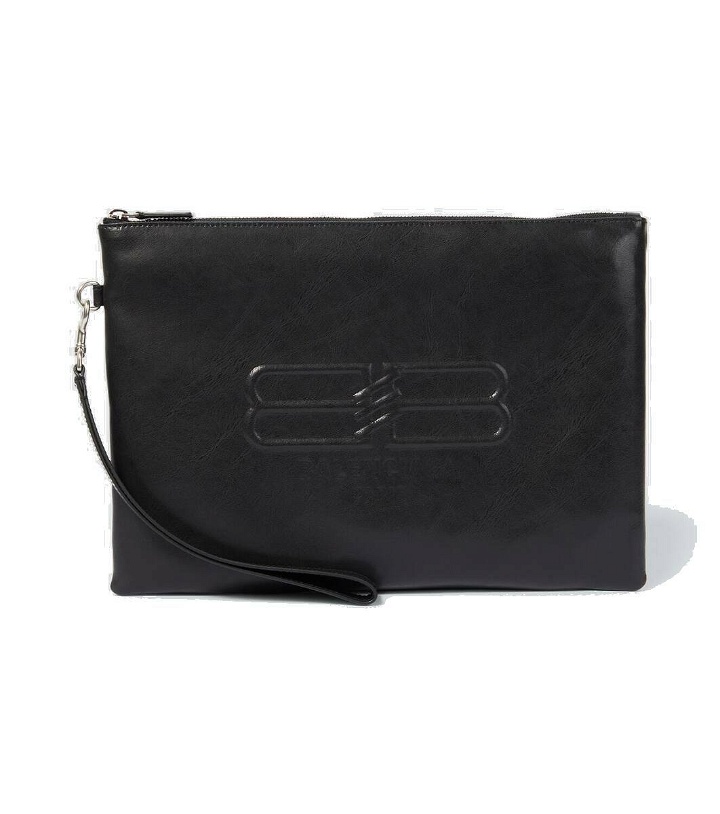 Photo: Balenciaga BB Icon leather pouch