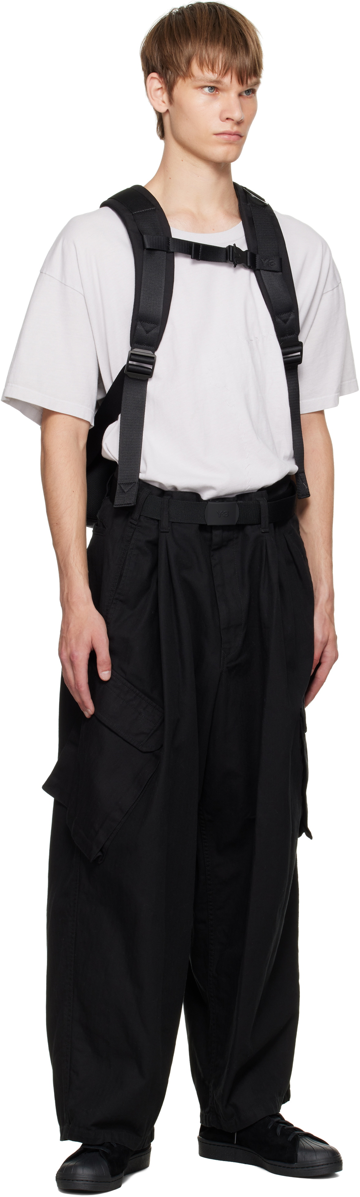 YOHJI YAMAMOTO Black Y-3 KURO Backpack