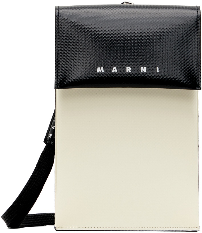 Photo: Marni Black & Off-White Logo Phone Holder