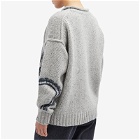 Acne Studios Women's True Love Knit Jumper in Light Grey