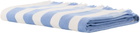 Tekla Blue & Off-White Striped Beach Towel